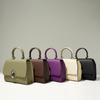 Spring Textured Leather Handbag, Simple and Versatile for Commuting, Casual Single-shoulder Crossbody Bag