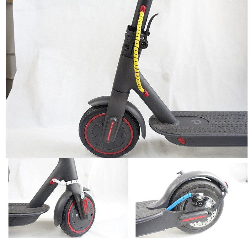 1M Scooter Brake Line Protector for Ninebot Max Electric Scooter Line Tube Winding Tubes General G30 F25 PRO2 Spiral Cable Tube