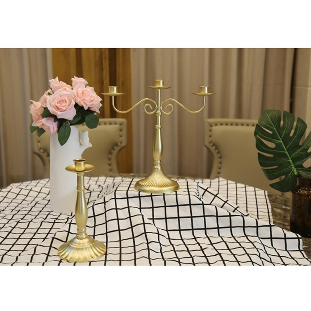 European Style Candle Holder Exquisite Workmanship Candle Holder for Home Bedroom Party Decor