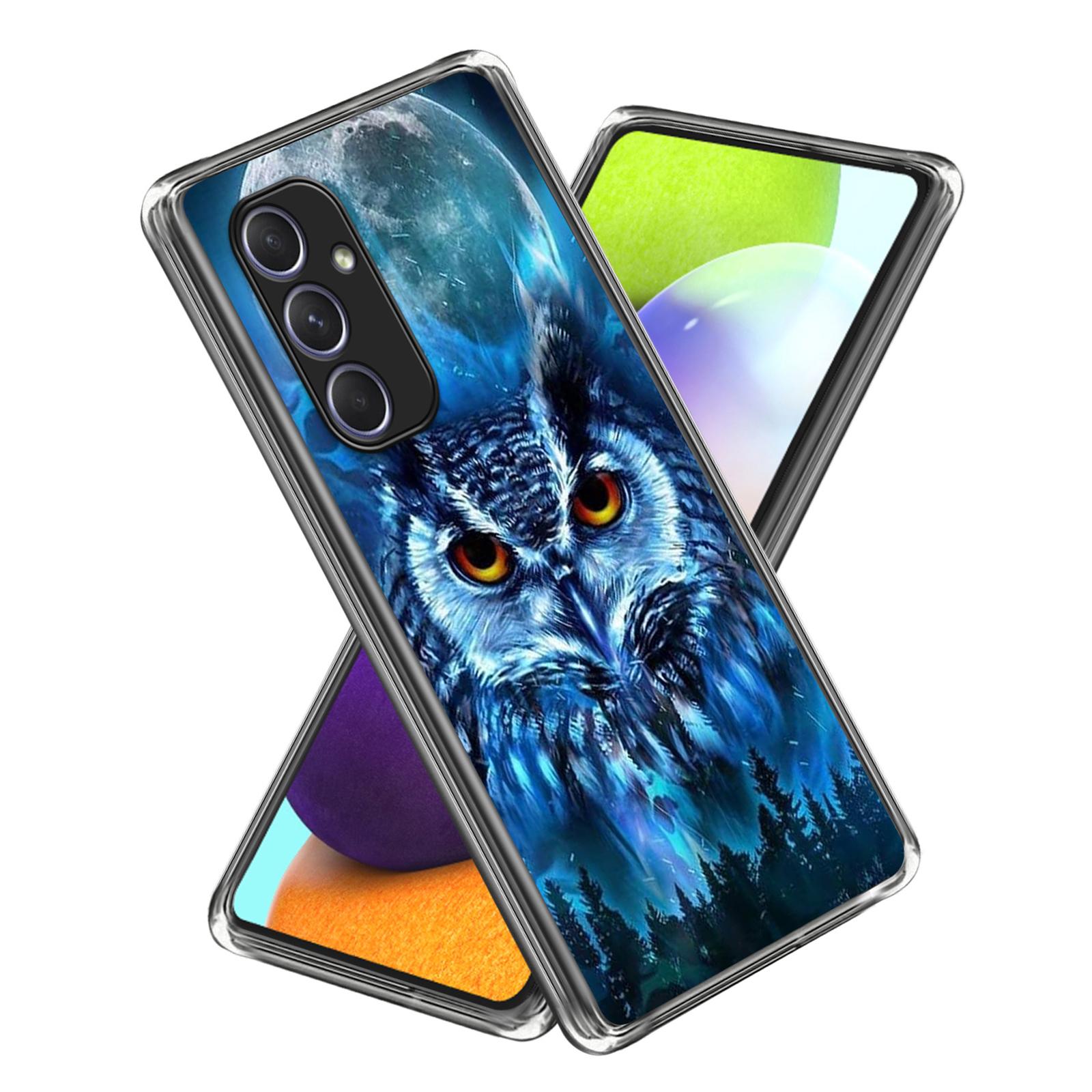 

Для Samsung Galaxy A54 5G Чехол для мобильного телефона Оптовая печать узоров Задняя крышка из ТПУ Forest Owl