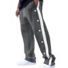 Herbst Neue Herren Jacquard-Hosen mit Struktur Einreiher und Gestreifte Lockere Große Größen Freizeit Hosen Vielseitige Jogginghosen