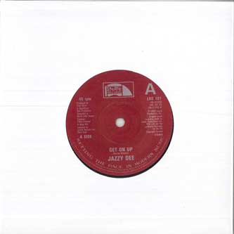 7inch Record JAZZY DEE - Get On Up LRS101 LAURIE 1983 UK Rap & Hip-Hop/R&B Used