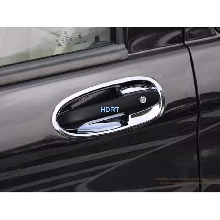 Car Styling Exterior Sticker Door Handle Frame Gate Bowl Cover Accessories For Mercedes-Benz V Class Vito Viano Metris 2024 +