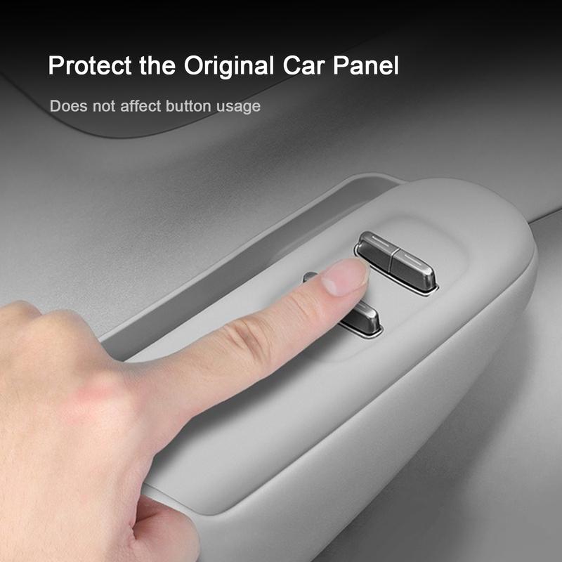 For Leapmotor B10 2025+ Window Lifting Button Control Cover Panel Frame Car Glass Lifting Panel Protective Sticker Silicone Pad