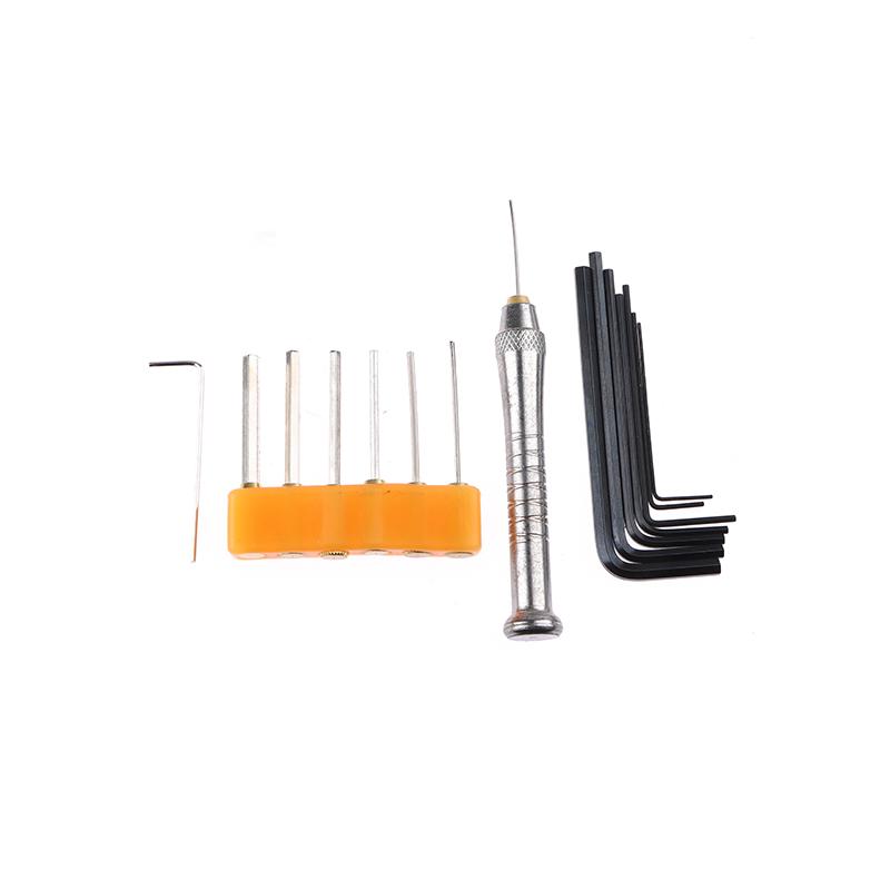 7Pcs/Set Alloy Steel Hexagon Wrench Hexagon Key Allen Wrench Hand Repair Tools 0.7Mm/0.9Mm/1.3Mm/1.5Mm/2Mm/2.5Mm/3Mm