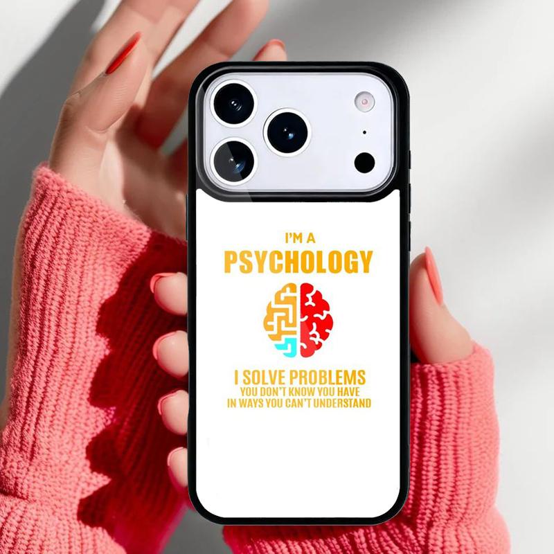 Psychologist Profession Psychology Phone Case for iPhone 17 Air 16e 15 14 13 Pro Max Back Cover for 12 11 Pro Coque