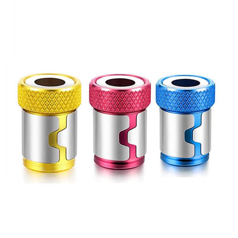 Universal 1/4 Inch Magnetic Screwdriver Bit Holder Ring Adapter for 6.35mm Shank Drill Bits Anti Corrosion Tool Accessories