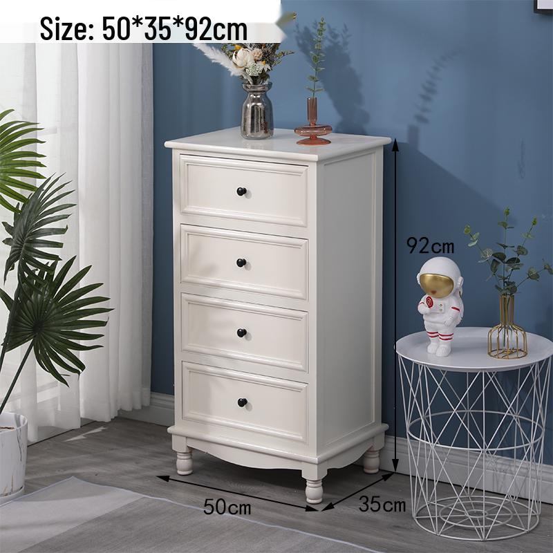 American Solid Wood Five-Drawer Chest - Living Room/Bedroom Storage Cabinet