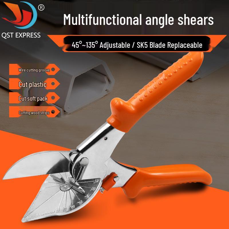 

Многоцелевые ножницы для резки под углом 45-135° для кабельных каналов, многоугольный резак для ПВХ и пластика Single Blade