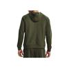 Under Armour Rival Fleece Letter Print Raglan Hoodie Men hoodies Green 1379758-390