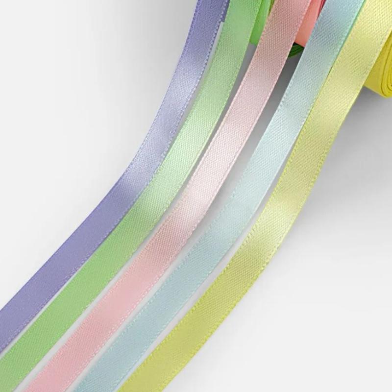 22 Meters/Roll 10 Mm Silk Satin Ribbons Christmas Halloween Birthday Party Gift Wrapping Ribbons Diy Handmade Crafts Material