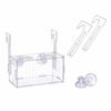 Aquarium Accessory Transparent Separation Box with Suction Cups Compact