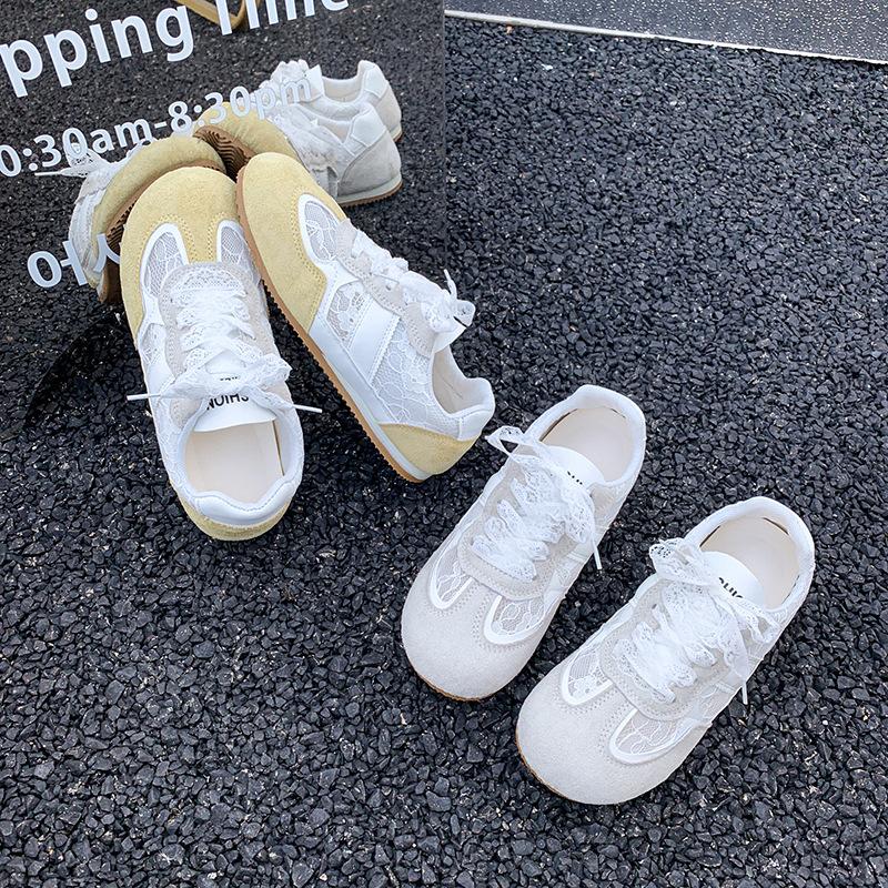 Dexun Lace Breathable Single Net Sports Leisure Spring and Summer New Forrest Gump Board Shoes