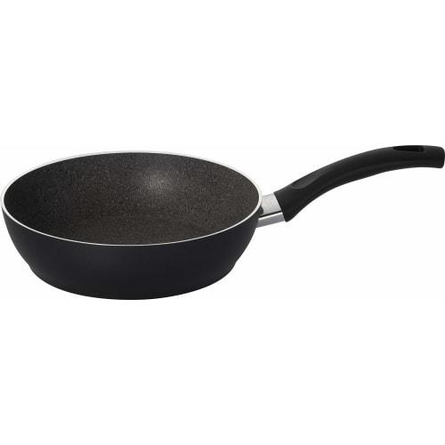 Ballarini Pavia Deep Frying Pan, 24cm, Made in Italy, Gas-Stovetop, Granitium 5-Layer Coating, Stir-Fry Pan [Official Product in Japan] 75001-772