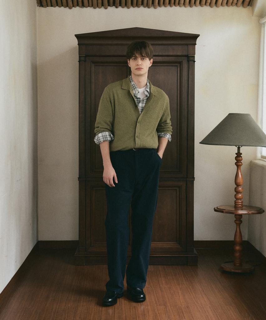 SIECLE Comfort Cotton Setup Pants (Washed Navy)