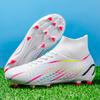 Foreign trade high-top football shoes long broken nails Amazon men's and women's football shoes grass field student training shoes