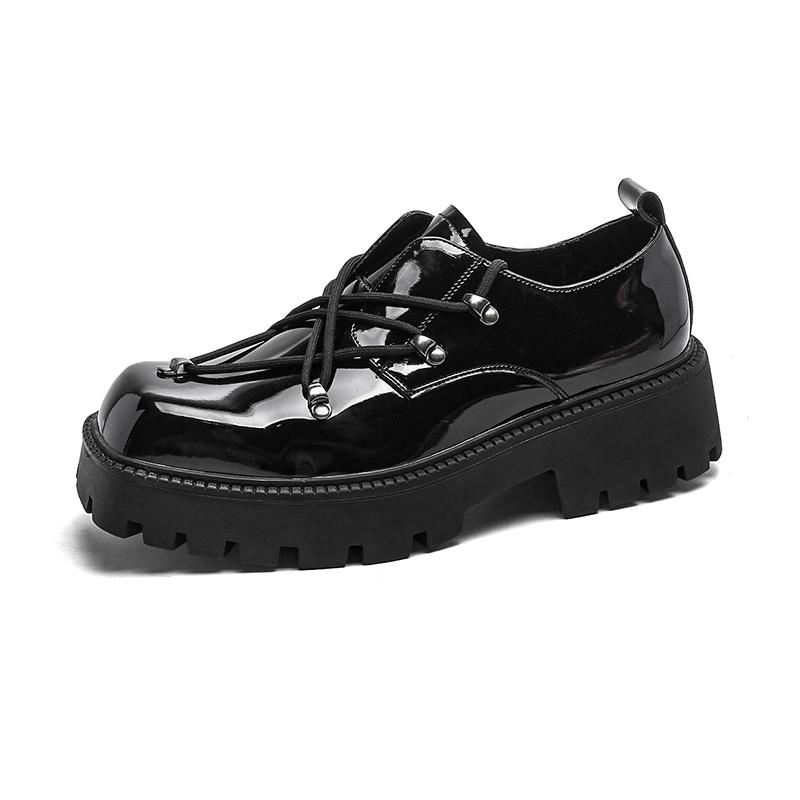 

Модные деловые формальные черные кожаные туфли мужские модные повседневные туфли Япония Корея формальные оксфордские туфли для мужчин Zapatos Hombre 44 чёрный