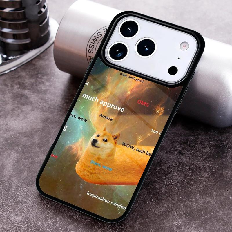 Doge Meme Kabosu Phone Case For iPhone 17 16 15 14 13 12 11 Pro Max Plus 17Air Soft Silicone Cover