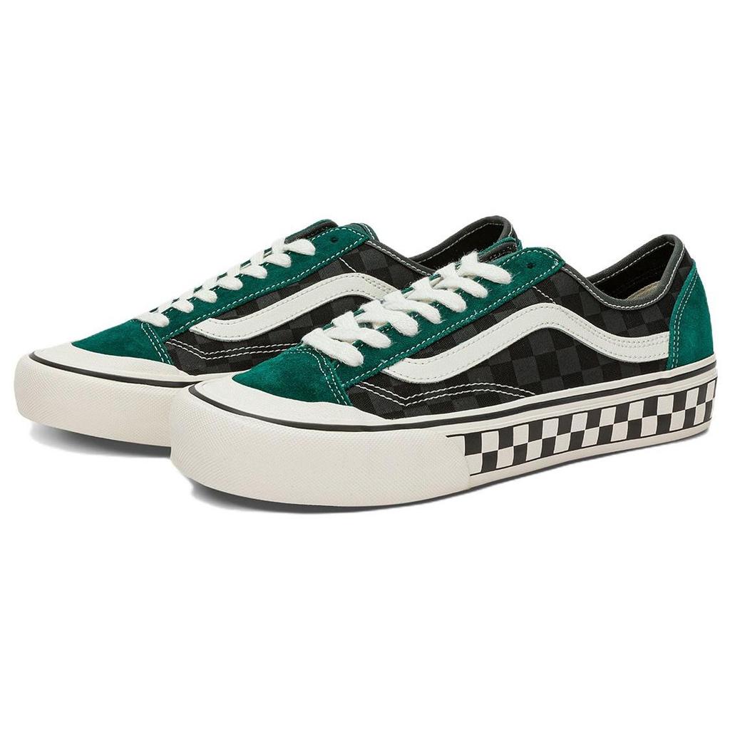 Vans Style 136 Fashion Trend Versatile Low-Top Skate Shoes Unisex Sneakers Green VN0A4BX9ACW