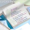Horizontal Notepad Hard Cover Vocabulary Book  for Jotting Down Vocabulary Words Daily To Do Lists