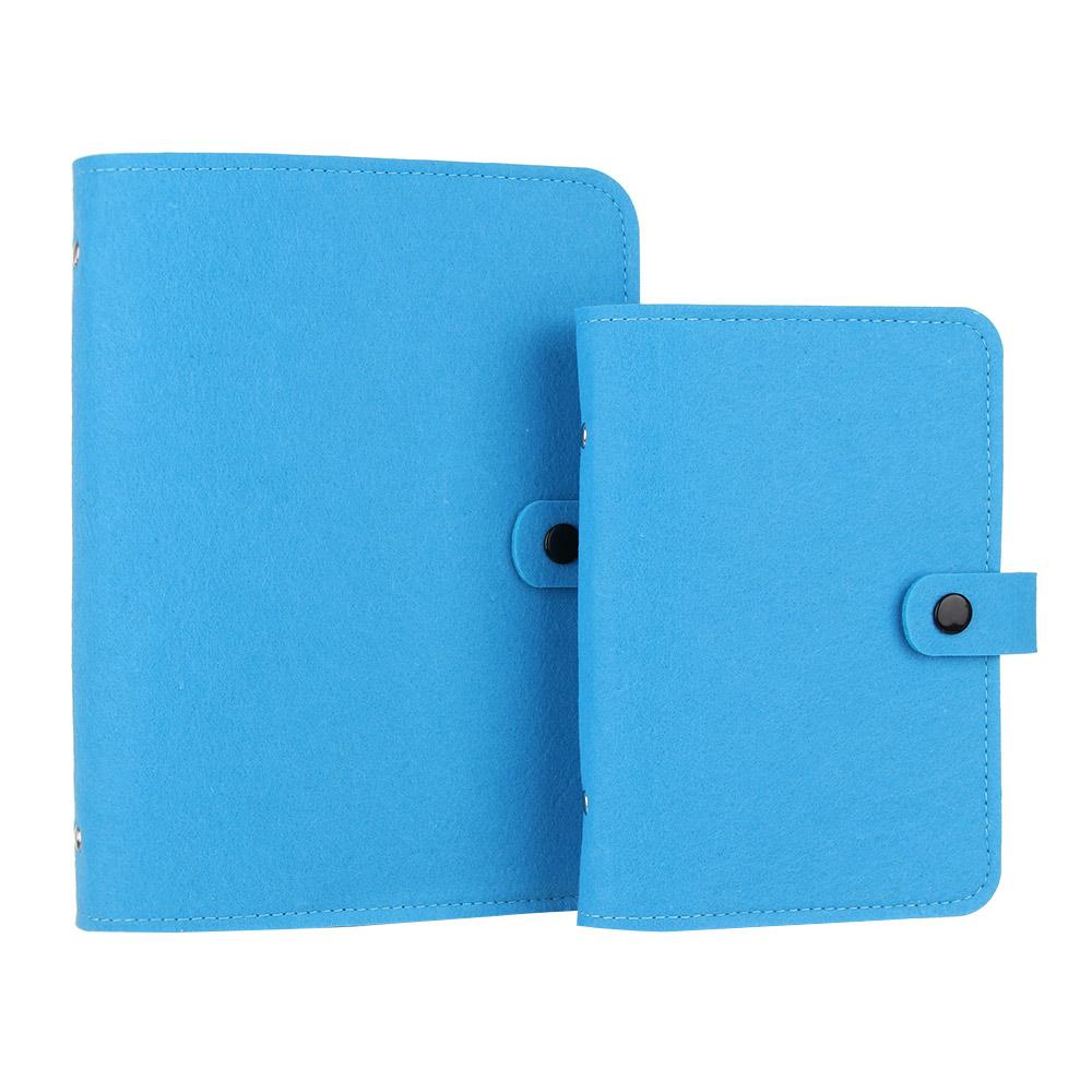 A6 Colorful Office Supplies Stationery Fashion Felt Notebook Felt Shell Ring Binder Portable Diary