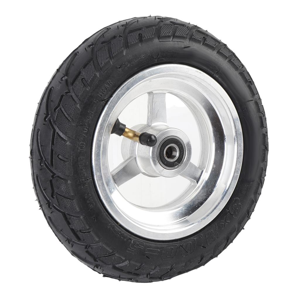 Opona bezdętkowa 8x2.00-5 z piastą łożyskową 10MM Gumowo-aluminiowa 8-calowa opona zamienna do hulajnogi elektrycznej Mini Bike C3 S3 S2