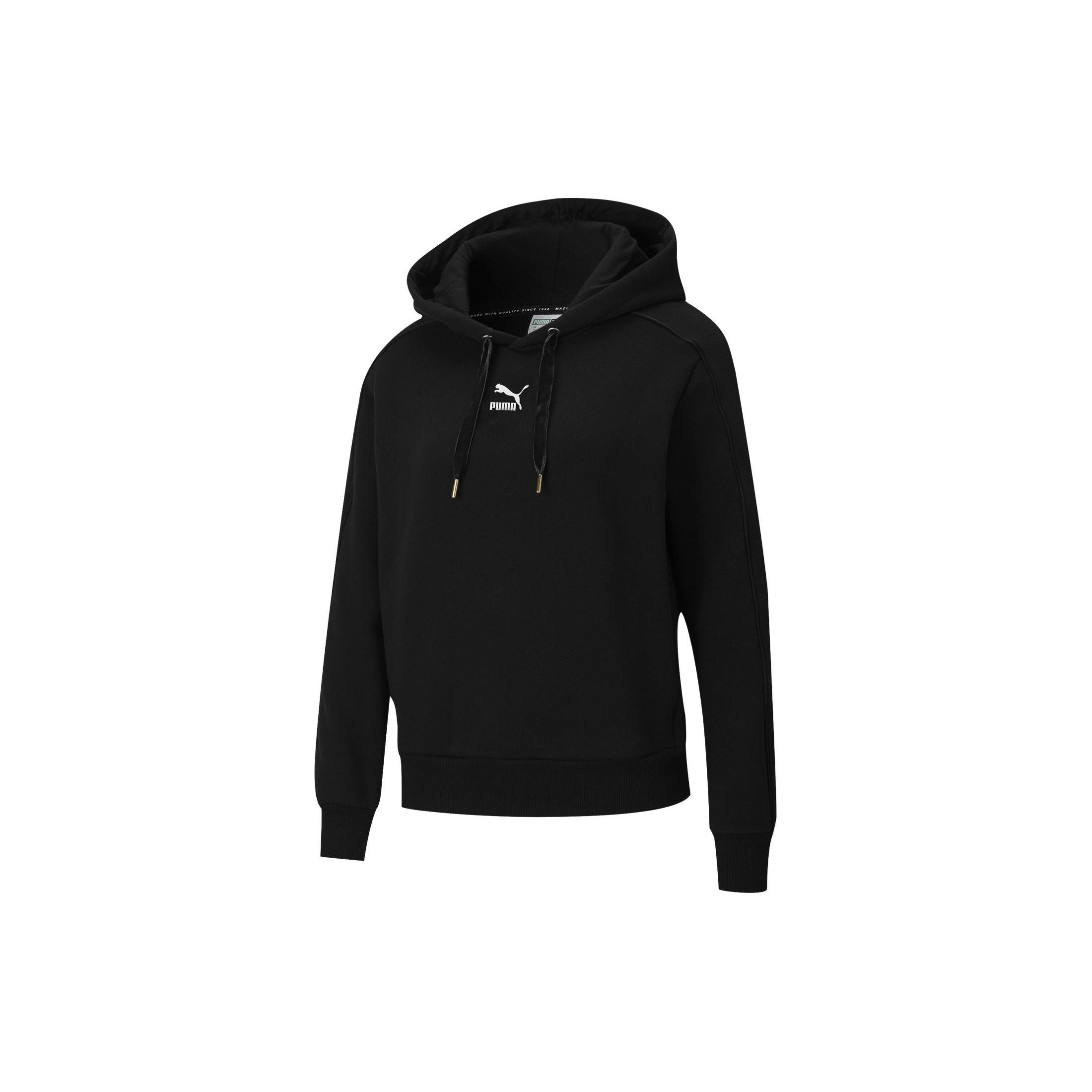 (WMNS) PUMA Classic Oversized Hoodie  Black  Women s 530378-01 L