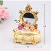 Metal Cloisonne Vanity Table Ornament, Light Luxury Home Decor Figurine, Creative Craft Gift for Dressing Table