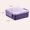 Lunch Box for Kids Cartoon Fruit Salad Bento Box with Tableware Portable Student Office Workers Food Containers Microware Safe