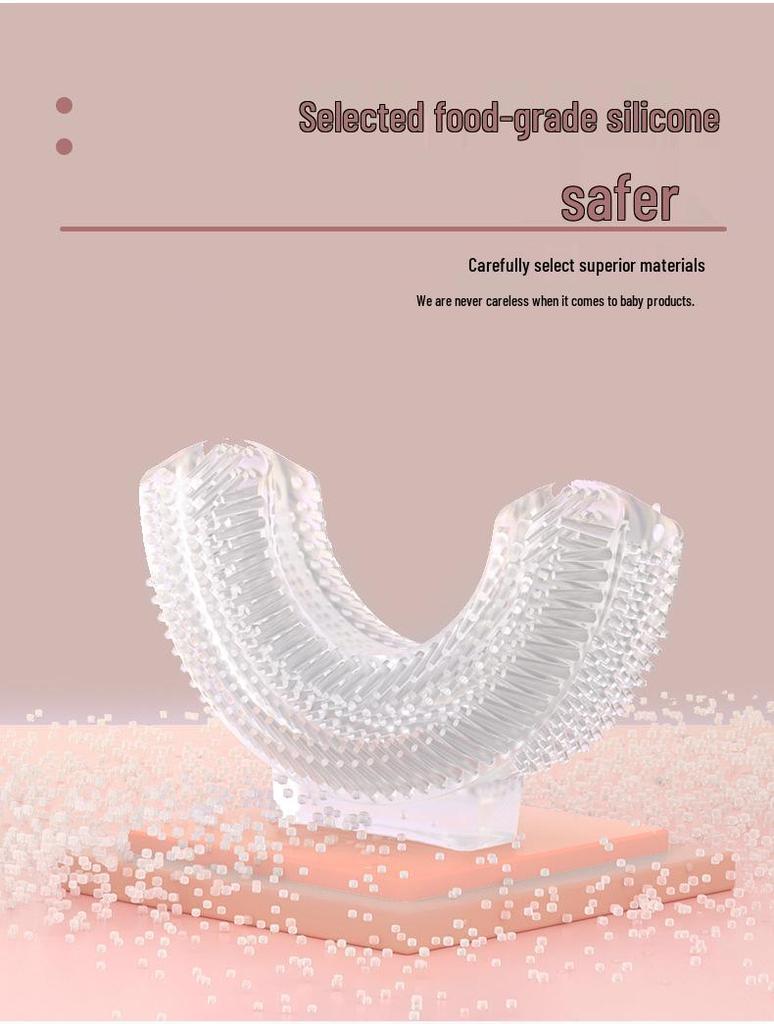 Grenzüberschreitende U-förmige wiederaufladbare elektrische Kinderzahnbürste - Cartoon-Dinosaurier-Design.