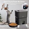 Automatic Pet Feeder For Cats Button Smart Slow Dog Feeder With Large Capacity Timing Cat Dry Food Dispenser Feeding Bowl