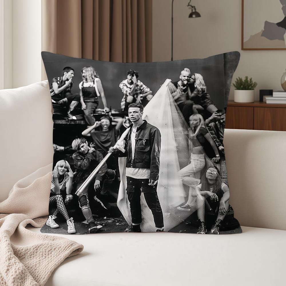 

YYungblud Hot Singer Pillow Case Suitable For Bedrooms Living Rooms Cars Home Decoration 30cmx30cm