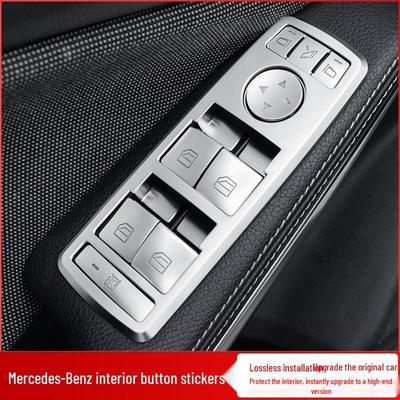 Mercedes-Benz GLK ML GLA B C E Class Window Switch Decorative Button Sticker Frame