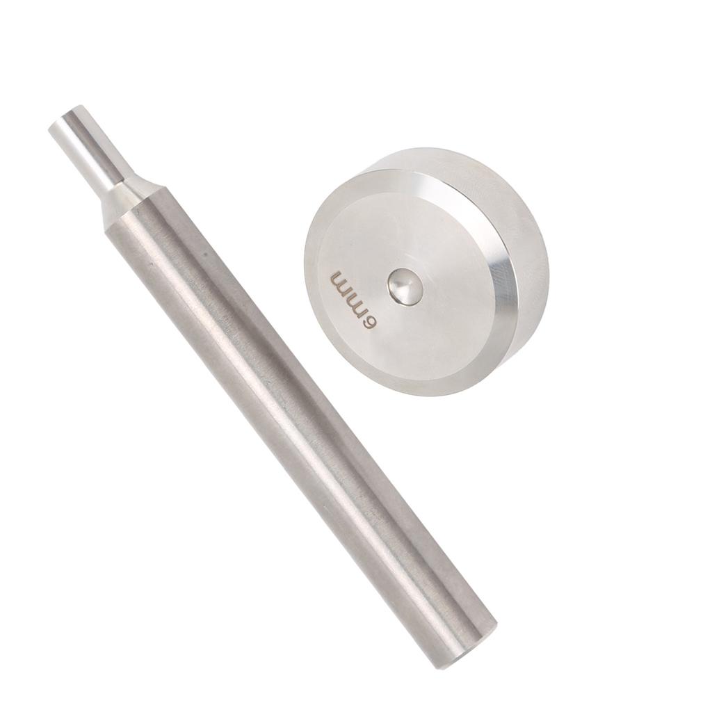 Rivet Punch DoubleSided 6mm Fixing Setting Tool for DIY Leather Craft Button Installation