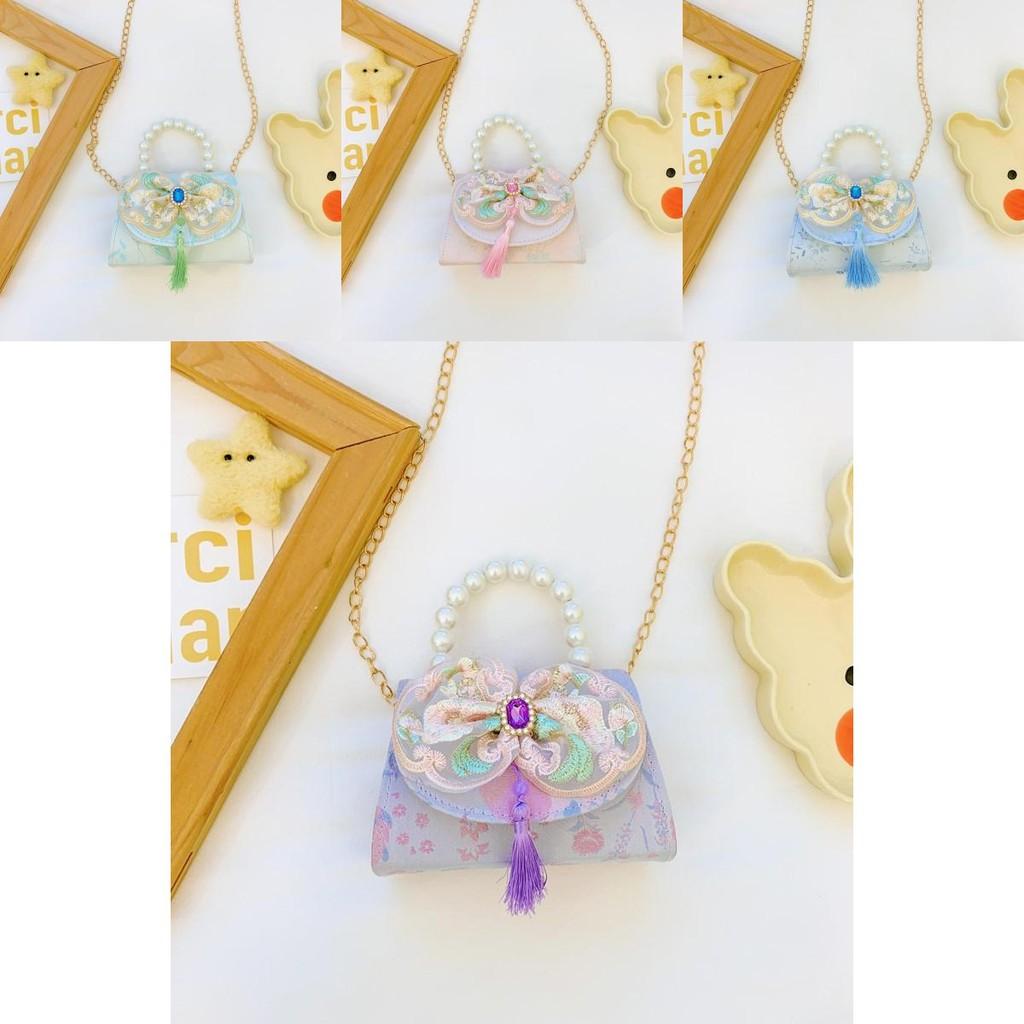 Frozen Kids Shoulder Bag With Bow And Tassel For Daily Outfits Characters Included)**