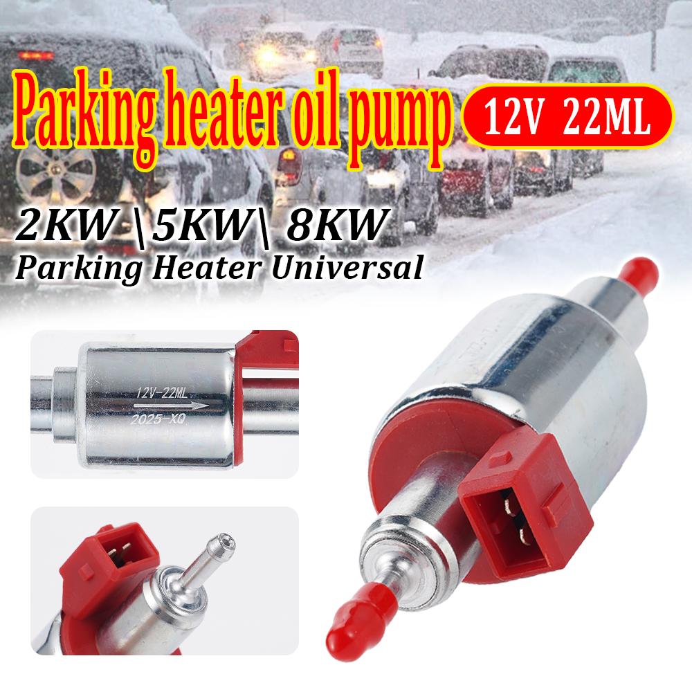 Universal 12V 22ml Diesel Fuel Pump for Webasto Eberspacher Air Heater Parking Heater Fuel Feed Pump 12V Diesel Transfer Pump Fuel System 2