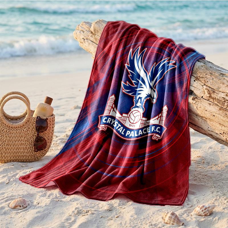 Crystal Palace Theme Beach Towel Soft Quick?dry Towel For Summer Beach Vacation Swimming