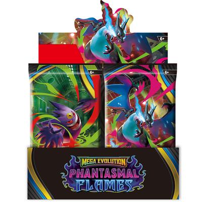Non-Toxic 360Pcs Pokmon Phantasmal Flames Card Collection Pack Paper Cards Kids Tabletop Game Anime Fan Gift Hot Board Game Cards
