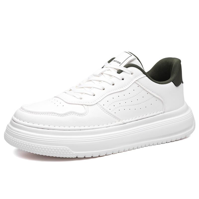 Sapatos Plus Size para Homem 38-45 Moda Outono Homem Cadarço Plataforma Sandálias de Cunha Confortáveis Antiderrapantes Tênis Casuais Esportivos Sapatos de Homem