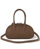 Covernat Woman Cloverheart Classic Suede Tote Bag Brown