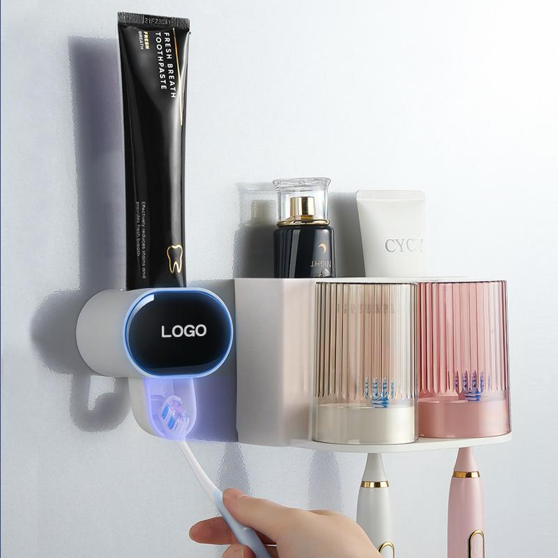 1Pc Toothpaste Squeezer Automatic Toothpaste Dispenser Holder Bathroom Accessories Wall Mounted Toothpaste Squeezer for Kid Adult Bathroom Accessories