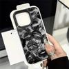 Black Lip Print Trendy Pattern Phone Case Suitable for iPhone 17 16 15 14 13 12 11 Pro/Max/Plus Anti Drop and Shockproof