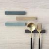 Yamachu Modern and Cute Cutlery Rest Neutral W103 X D16 X H12 Chopstick Rest for and Simple and (Gray, Color) (approx. Mm) Spoon, Knife, Fork.