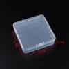 Square Transparent Multipurpose Plastic Storage Box: Ideal for Jewelry, Earphones, Powders, or Small Items.