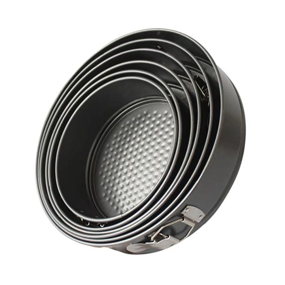 1Pcs Carbon Steel Cake Baking Pan Leakproof Cake Mould Durable Baking Mould for Home Kitchen Bakery