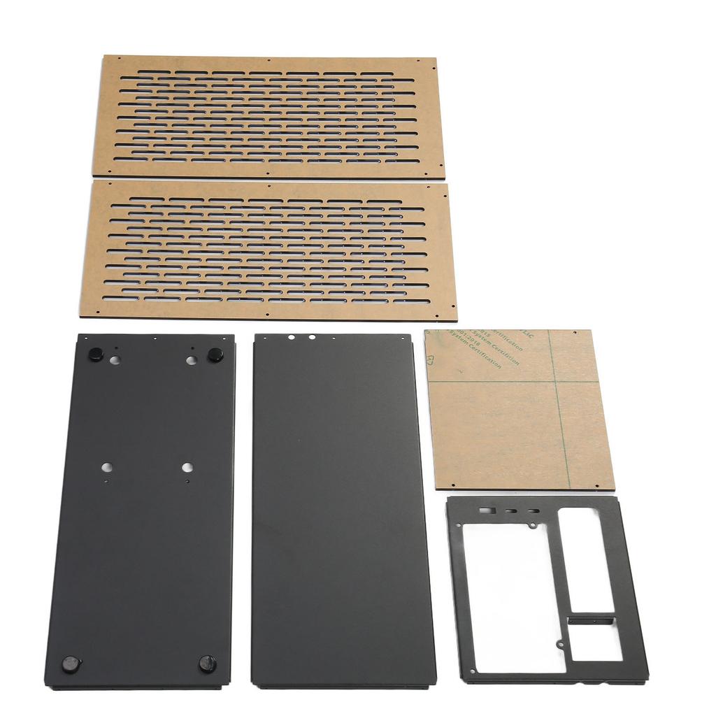 ATX Case 20V 3A 60W PD Charge Daisy Chain Interface Support Steel Acrylic ITX Chassis for Graphics Card Within 13.4in