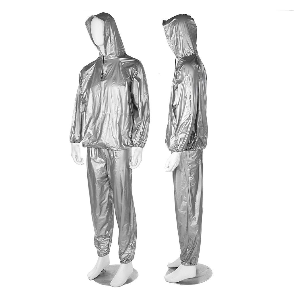 OMABETA Fitness Sweat Sauna Costume Fitness Sweat Sauna Suit Perte de Poids Corps Complet Sweat