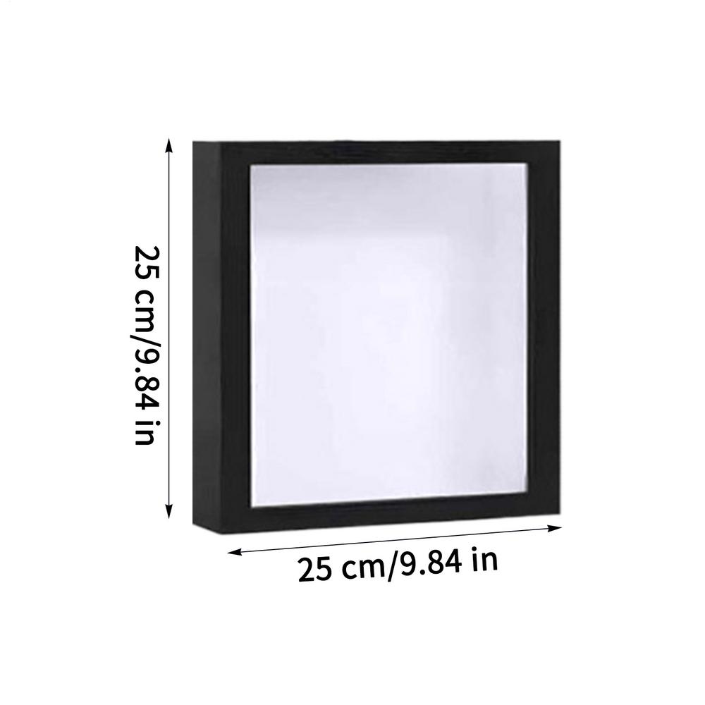 DIY Mini Museum Silhouette Box Family Memory Museum Silhouette Case Shadow Box Picture Frame Display Frame Shadow Box чёрный