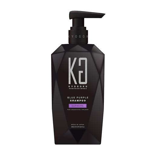 Kyogoku Blue Purple Color Shampoo, 200ml, Uneven Shampoo, Salon Exclusive, Improves Yellowing and Prevents Fading (Blue Purple Supreme)