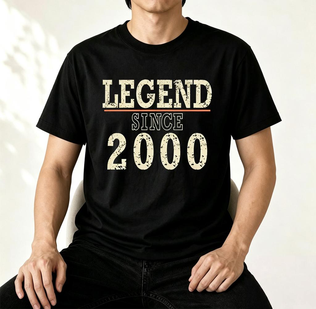 Legend Since 1985 2002 Distressed Star Line Graphic T Shirt Unisex Unisex Unisex 35 40th Birthday Vintage Casual Gift Tee